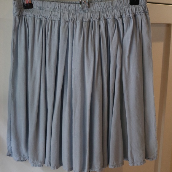 🦋Baby Blue Flowy Brandy Melville skirt🦋 - Picture 1 of 4